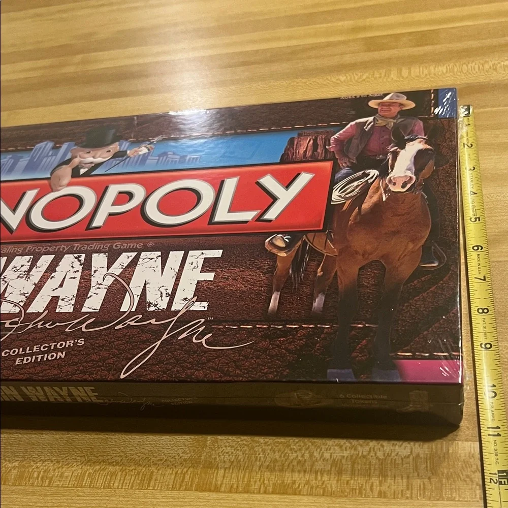 ( 0375 ) Monopoly John Wayne Collector's Edition Board Game